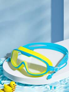 2副/套 儿童卡通泳镜，小镜框，防水防雾高清专业泳镜，男女通用，泳帽套装，潜水装备