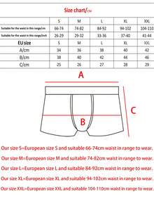 Conjunto de 4 piezas de calzoncillos tipo bóxer para hombre, bragas para hombre, ropa interior de marca y calzoncillos para hombre, conjunto de caja de calzoncillos de lujo - Negro - Ver 2