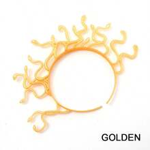 Cerchietto per capelli con serpenti Medusa, copricapo da dea greca con un corpo di serpente realistico, design regolabile e comodo, adatto come accessorio per capelli per feste di Ognissanti, ruoli, feste a tema - accessori di abbigliamento da donna, balli in maschera, appassionati di ruoli, oggetti di scena