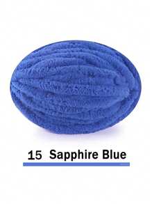 500克/250克超粗雪尼尔纱线，直径2厘米 - DIY手工编织毯，毛绒质感，厚实柔软的聚酯纤维，适合钩织舒适的枕头、毯子、地毯、宠物床、宠物窝、围巾、帽子、斜挎包等。