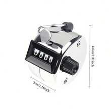 1pc Manual Press Mechanical 0-9999 Counter Tally Counter, Outdoor Sports Competition Scoreboard