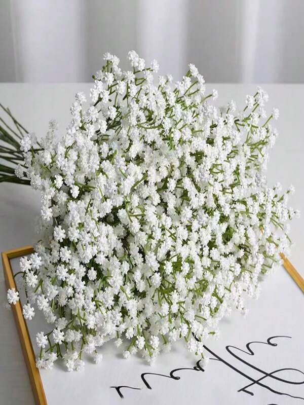 10/20/30/50 Starry Sky Artificial Flowers, Fresh And Romantic Artificial Bouquets, Made Of Never-Fading Plastic Material, Suitable For Home Outdoor Garden Decoration, Wedding, Hotel Hall, Party, Birthday Atmosphere Layout, Wedding Photography Props, Home Living Room Desktop Ornaments, Autumn Decoration, Halloween Decoration, Christmas Decoration