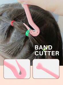 1/3/5/7/8pcs Hair Styling Tool Set, 200ml Spray Bottle, Detangling Brush, Volumizing Brush, Tail Comb, Edge Brush, Braiding Tools, Elastic Hair Tie Pliers, Disposable Hair Tie Remover, Curling Hair Tie Remover - Pink - View 12