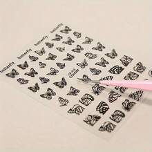 2-In-1 Nail Art Tweezers With Silicone Applicator - Precise Rhinestone Applicator And Nail Tool, Odorless