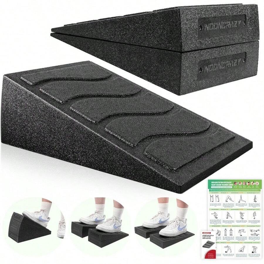 Producto: Calf Stretcher Slant Board And Squat Wedge, Physical Therapy Wedge Leg Stretcher And Fascia Stretcher For Achilles Tendonitis Relief, Shin Splint Relief,Calf Stretcher For Enhance Athletic Performance