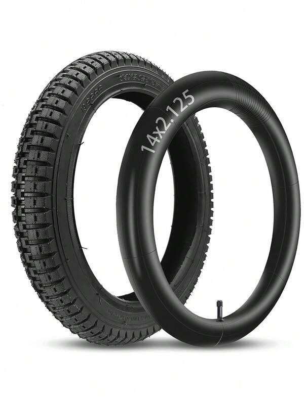 GLDYTIMES GLDYTIMES 14" Bike Inner Tube, 14x2.125/2.4 Tube With Schrader Valve Fits Electric Scooters And E-Bike Tire,Replacing Sizes 14x1.90 14x1.95 14x2.0 14x2.10 14x2.125 14x2.4 Tires
