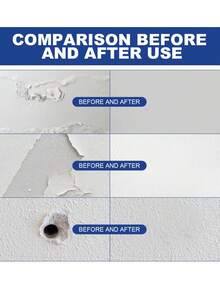 Wall Repair Paste, White Household Wall Crack Filler Paste To Cover Mold Stains And Refresh - Multicolor - View 5