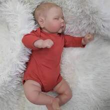 Reborn Puppe Größe 22 Zoll und 55 Zentimeter, realistisch und weich wie ein echtes Neugeborenes - Verschiedenfarbig - Übersicht 3