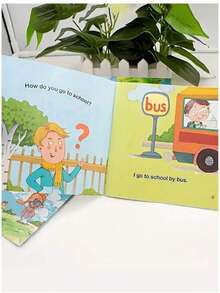 English Graded Reading Materials, Children's English Picture Books, Initiating Enlightenment Education, Early Education Storybooks Set Of 60 Pocket-Style Educational Textbooks, English Picture Books As Children's Gifts, School, Student, Stationery, School Supplies (Styles And Colors Are Random) Halloween, Christmas Gifts, New Year Gifts - Multicolor - View 5