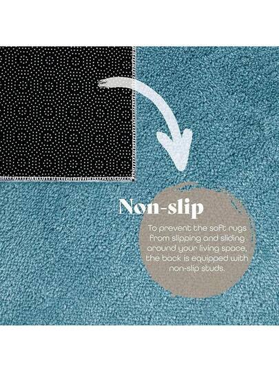 TT Home Vloerkleed Living Room, Short Pile, Plain, Moderne Washable, Colour:Cream, Size: 120 170 Cm view 6