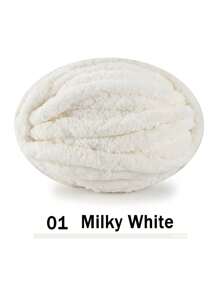 500克/250克超粗雪尼尔纱线，直径2厘米 - DIY手工编织毯，毛绒质感，厚实柔软的聚酯纤维，适合钩织舒适的枕头、毯子、地毯、宠物床、宠物窝、围巾、帽子、斜挎包等。