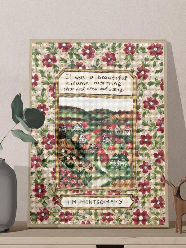 | لوحة الماس 5D DIY | لوحة فنية ماسية لوحة الماس للبالغين، جميلة، مشاهد ريفية نابضة بالحياة، لوحات يدوية ديكور الحائط. طقم فسيفساء DIY، لوحة الماس مريحة، تمارين لمهارات DIY والتركيز، أفضل هدية عطلة DIY.