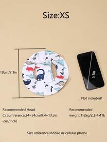 1 pieza Sombrero de sol resistente al viento de poliéster lindo, diseño que expone las orejas, anti-desprendimiento, protección solar ajustable, adecuado para que los perros pequeños lo usen al aire libre durante todo el año - Blanco - Ver 10