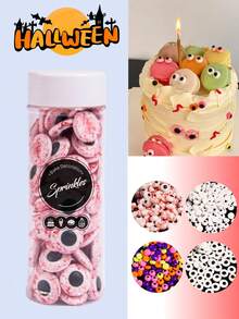 4.23~4.58 onzas, Decoración de pastel con ojos divertidos, Chispas de azúcar de Halloween, Decoración de ojos de terror para hornear en Halloween, Decoración de postres, Decoración de pasteles