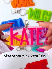 Thẻ tên móc khóa ba lô tùy chỉnh, Móc khóa tên Acrylic cá nhân hóa, Thẻ tên Acrylic tùy chỉnh, Thời trang, Nhiều màu sắc, Dễ thương, Đơn giản, Kawaii, Quà tặng tùy chỉnh độc đáo, Thích hợp làm quà tặng Giáng sinh, Quà tặng ngày lễ tình nhân, Quà tặng sinh nhật tùy chỉnh tự làm, Quà tặng kỷ niệm, Quà tặng cặp đôi, Quà tặng Ngày của Mẹ, Quà tặng đám cưới, Quà tặng phù dâu, Quà tặng tiệc tùng, Quà tặng năm mới, Quà tặng bạn thân - Nhiều màu - Xem 8