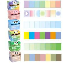 珠光透明便签套装 - 方便学生和办公室使用，不留痕迹或粘性，创意索引贴纸 | 荧光笔贴纸 | 桌面备忘录