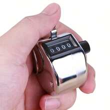 1pc Manual Press Mechanical 0-9999 Counter Tally Counter, Outdoor Sports Competition Scoreboard