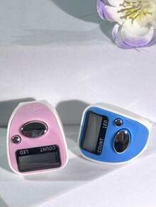 Nuovo contatore elettronico portatile, display LED ad anello elastico, mini contatore manuale, contatore per uso quotidiano di carte e imballaggi