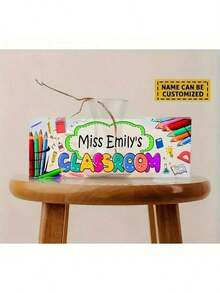 Customized Teacher Pencil Sign41styles, Teacher Gifts, Teacher Appreciation Gift, Teacher Desk Name Plate, Personalized Gift For Teacher, Teacher Name Sign,[Custom Acrylic Desk Nameplate] High Gloss Custom Acrylic Desk Nameplate - Multicolor - View 22