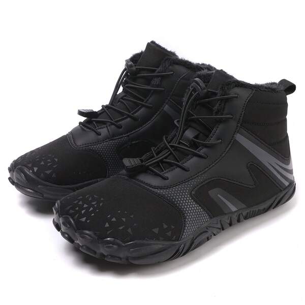 1 Pair Unisex Casual Warm Mid-Calf Adjustable Snow Boots For Outdoor Activities, Autumn/Winter