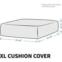 Velvet Stretch Seat Cushion Covers Couch Cushion Cover For Individual Cushions Sofa Seat Cushion Slipcovers With Elastic Bottom 3 Piece XL Sofa Cushion Covers Gray - 灰色 - 查看 5