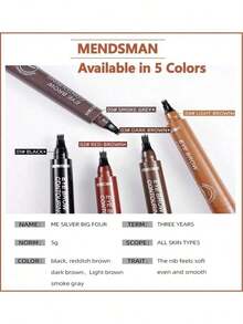 Festive Eyebrow Pencil - Lucky Surprise Delivery, A Surprise Entry Point, Ultra-Fine Pen Tip With Easy-To-Control Color Rendering, A Light Stroke Can Accurately Fill Eyebrow Gaps, Waterproof And Sweat-Proof Formula Is Not Afraid Of Daily Makeup Smears, End Of Pen Comes With A Eyebrow Brush Easy Eyebrow Shaping, It Is A Thoughtful Entry-Level Makeup Novices, And It Is Also A Worry-Choice Novices To Easily Get Exquisite Eyebrow Makeup, And It Is Also A Great Choice Valentine's Day (Lucky Delivery - Style Is Slightly Different).