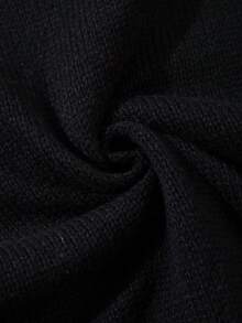 Herren Halloween Kostüm Pullover, neutraler Stil 2 in 1 Langarm Rundhals Streetwear Schädel- & Buchstaben-Muster Pullover Top, Herren Halloween Kostüm, Herbst/Winter