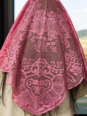 1 pieza de 125cm*60cm Encaje azul claro, utilizado para prendas de vestir, sombreros, pantallas de lámparas, manteles y decoración