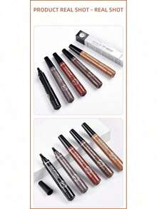 Festive Eyebrow Pencil - Lucky Surprise Delivery, Fine Four-Cornered Eyebrow Pencil, Triple Against, Sweat And Rub, Can Keep Eyebrow Makeup Intact Even In High Temperature And Sweating, Delicate Brush Strokes Can Easily Outline Brow Peaks, It Is An Excellent Women And A Good Choice Valentine's Day (Lucky Delivery - Style Is Slightly Different).