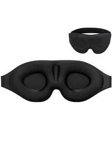 1 Piece 3d Contour Sleep Eye Mask, Lightweight And Comfortable, Ideal For Deep Sleep And Relaxation, Adjustable Soft Eye Mask, Suitable For Yoga, Travel And Daily Use,Eye Mask Cover For Sleeping With Elastic Strap,Shading Blindfold For Women And Men,Vacation Essentials, Mask,Travel Essentials,Eye Mask For Lashes,School,Back To School,Travel,Travel Essentials,Home Essentials,Eye Mask,Sleep Mask
