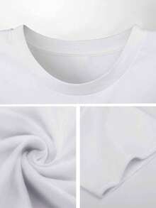 Camiseta infantil 1 camiseta con estampado digital Dibujos animados geniales 100% algodón Fresca Camiseta estampada para ni?o - Blanco - Ver 2