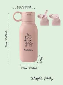 Bình nước cho bé 450ml in tên theo yêu cầu | Bình nước silicon nắp lật cá nhân hóa | Cốc thể thao di động cho bé | Quà tặng dễ thương cho con gái/con trai | Bộ đồ ăn cho bé tùy chỉnh, đa chức năng, trang trí, in chữ, thời trang, hiện đại, nhiều màu sắc, đáng yêu, giản dị, tùy chỉnh, cá nhân hóa, độc đáo, quà tặng lý tưởng cho bé trai/bé gái, đặc biệt cho Halloween, thời trang tựu trường, quà tặng Ngày của Mẹ - Nhiều màu - Xem 5