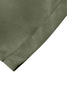 1 件男士户外纯色工装裤，多口袋登山裤，适合夏季海滩、日常通勤、跑步、健身、休闲运动裤，直筒裤 - 軍綠色 - 查看 5