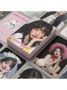 55张/92张/30张 Kpop (Vicky)/SKZ (DO IT)/BABYMONST/AESPA/KATSEYE/DILE/I.VE/TWICE/NMIXX 照片卡收藏套装 - 手工剪贴簿套装，K-Pop BLINK 生日礼物 | 卡套、书签套装、收藏卡、情人节礼物