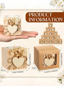 1/50/100pcs Customized Text Wedding Candle Holders, Personalized Resin Faux Tree Stump Candle Holders, Bridesmaid Candle Gift Set, Desktop Party Holiday Wedding Decor Candle Holders, Suitable For Wedding, Party, Valentine's Day, Anniversary Table Decoration - Multicolor - View 5