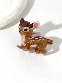 1 件女士鹿爪发夹，仿动物系列发夹，适合发髻，发爪，适合半扎发型，发饰秋季爪夹，秋季发夹，冬季配饰，适合度假装扮女士 - 彩色 - 查看 8