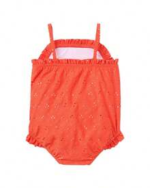 Janie And Jack  Eyelet Swimsuit - Red - View 3
