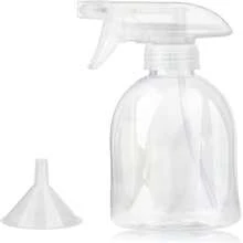 Bynccea Empty Clear Plastic Spray Bottles 13.5oz/400ml Adjustable Nozzle Mist/Stream Water Spray Bottle Heavy Duty Spraying Bottles Plant Mister Spray Bottle For Cleaning Solutions, Plants, Hair