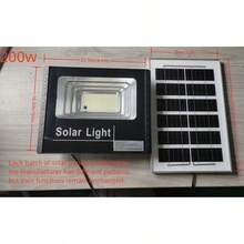 1 Modell Außen-Solarbeleuchtung, LED-Perlen helles weißes Licht von Dämmerung bis Morgengrauen, Solar-Sicherheitsscheinwerfer für Scheune, Garten, Garage, Weg, Hof, Terrasse, Rasen, Balkon, mit Kabel