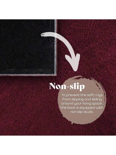 TT Home Vloerkleed Living Room, Short Pile, Plain, Moderne Washable, Colour:Cream, Size: 120 170 Cm view 6