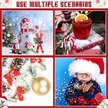 200g Artificial Snow Powder For Christmas Decoration, Holiday Craft, Winter Display, Fake Snow For Snowman, Magic Snow Powder, Wedding Snow Flakes, Home Decor, Office Decor, Theme Party Decoration Christmas Decorations Room Decor Christmas Decorations Home Christmas Gifts Christmas Decor - White - View 11