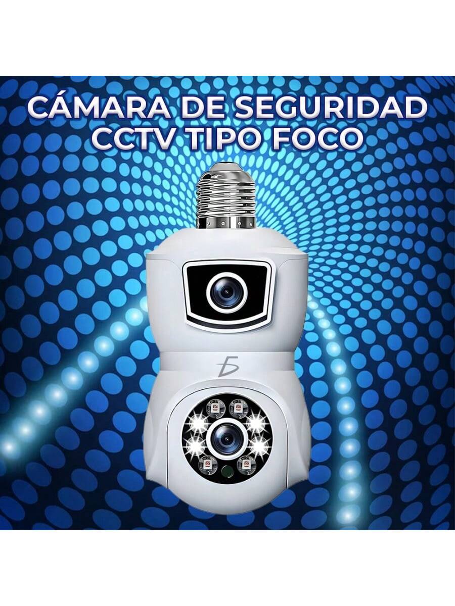 Cámara de seguridad Wi-Fi de 4 megapíxeles con movimiento