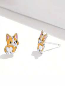 1 Pair Pretty Stud Earrings For Men For Party Engagement Anniversary Jewelry Valentine's Day Gift