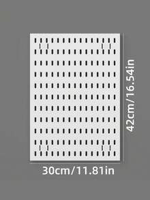 1 件装黑色/白色 DIY 洞洞板，洞洞板墙面收纳板，壁挂式洞洞板，洞洞板组合套装，墙面钥匙架，洞洞板墙面管理器，墙面框架，适用于厨房、家庭、办公室、工艺室、车库、工作室。 - 彩色 - 查看 20
