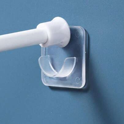 2/4/6 pezzi Ganci da parete adesivi resistenti - Installazione senza foratura, facile da installare per cucina, bagno, camera da letto - Ganci versatili per porta per asciugamani, vestiti, chiavi - Design bianco elegante