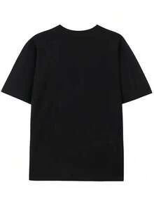 Funny Dachshund Graphic T-Shirt For Men - "I Dachshund Ins Best Bed" German Sleeping Dog Design, Black With White Print, Soft, Breathable Fabric, Loose-Fit Short-Sleeve Crew Neck Tee For Casual And Sleepwear, Humorous Clothing For Pet Owners. - 黑色 - 查看 5