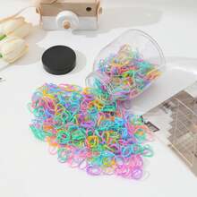 1000 piezas Scrunchies con estilo Y2K de lunares, lazos elásticos de tamaño mini, accesorios elegantes, versátiles, lindos y de moda para uso diario, casual, fiesta, viajes, adecuados para peinados, lavado de cara y baño, maquillaje, combinación de ropa, sujetadores de coleta, bandas elásticas para el cabello, diademas