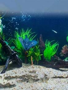 Decoración de arrecife de coral de madera a la deriva natural para acuario, rama para trepar de reptiles, accesorios para hábitat de tortugas, ornamentos de paisaje de madera realista para pecera, decoraciones para contenedores de vidrio, diseño de madera rústica única para decoración de acuario