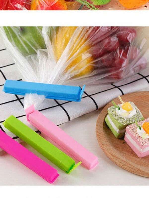 PP Sealing Clips | Thickened Serrated Anti-Slip Design | Freezer | Kitchen Food Snack Sealing Clip | Strong Preservation & Leak-Proof