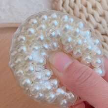 Quả bóng giảm căng thẳng ngọc trai thủ công, lý tưởng cho học sinh và nhân viên văn phòng, món quà hoàn hảo cho Giáng sinh, Lễ Tạ ơn, Sinh nhật và Tốt nghiệp, đồ chơi tuyệt vời cho trẻ em và người lớn, đồ chơi Fidget - trắng - Xem 9